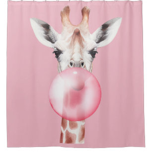 Funny Bubblegum Giraffe