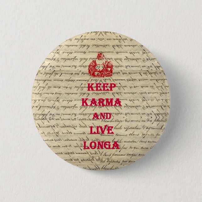 Funny Buddha saying 2 Inch Round Button (Front)