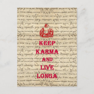 Funny Buddha saying Postcard