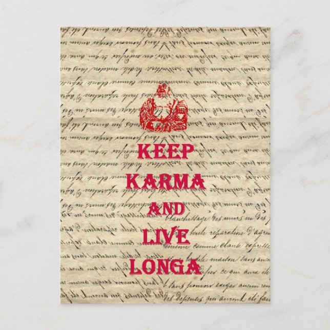 Funny Buddha saying Postcard (Front)