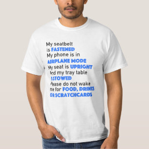 Funny Budget Airline T Shirt
