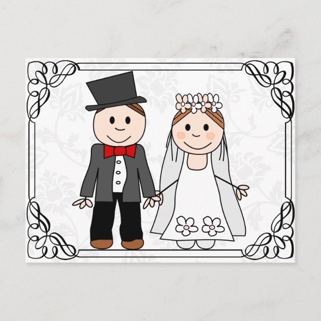 funny budget wedding invitation (Front)