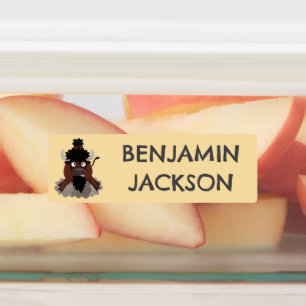 Funny buffalo bison cartoon personalized school