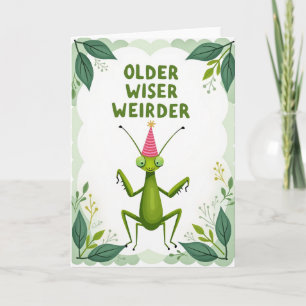 Funny Bug Birthday Card