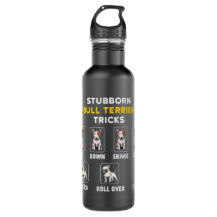 Funny Bull Terrier Dog 710 Ml Water Bottle