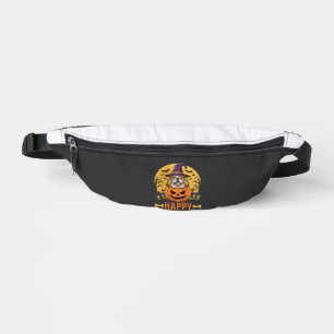 Funny Bulldog Halloween Happy Howl-O-Ween Vintage  Fanny Pack