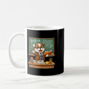 Funny Bulldog Is Teaching Design Coffee Mug
