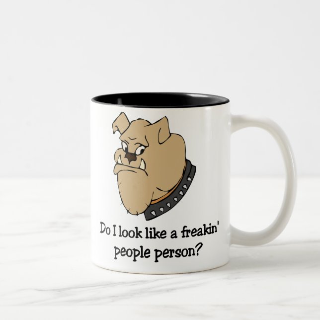 Funny bulldog mug (Right)