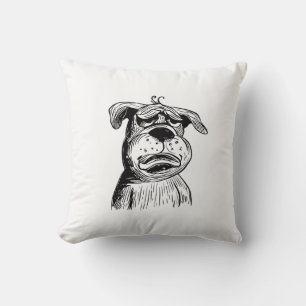 Funny Bulldog Pillow – "The Pout That Wins Hearts!