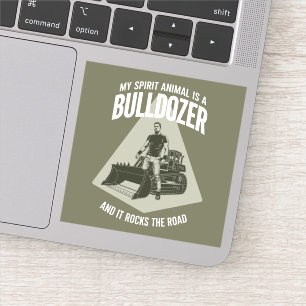 Funny Bulldozer Truck Driver Saying Minimalist