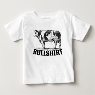 Funny Bullshirt Cow Farm Cattle Rodeo Baby T-Shirt