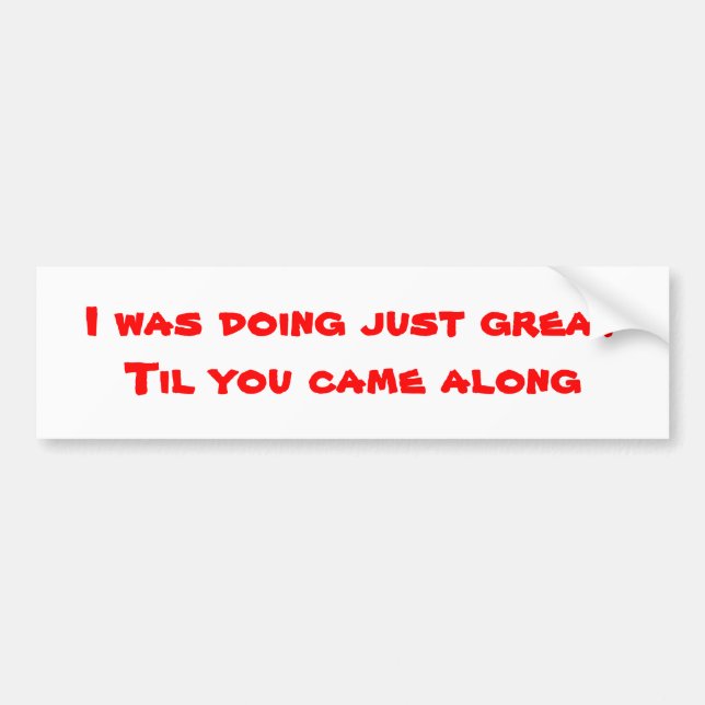 funny bumper stickers (Front)