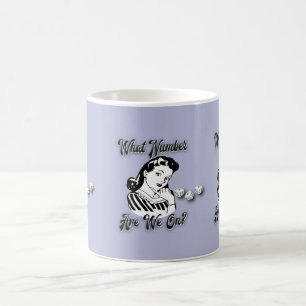 Funny Bunco Prize Mug Blue Quel numéro avons-nous