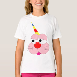 Funny Bunny Cartoon - I'm a Unicorn. Cool Fun T-Shirt