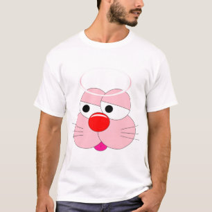 Funny Bunny Cartoon - I'm No Angel. Cool Fun T-Shirt