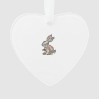 Funny Bunny Crochet Patchwork Camo Rabbit Happy Ea Ornament