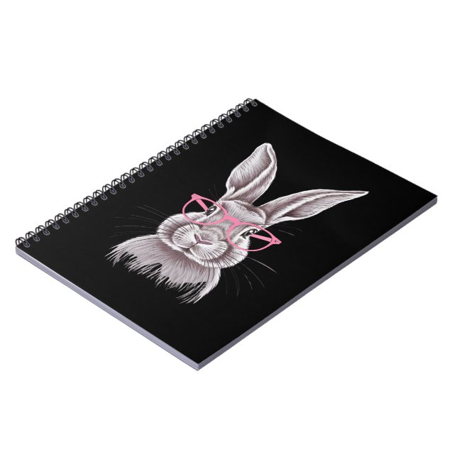Funny Bunny Cute Family Gifts Easter  Notebook (Left Side)