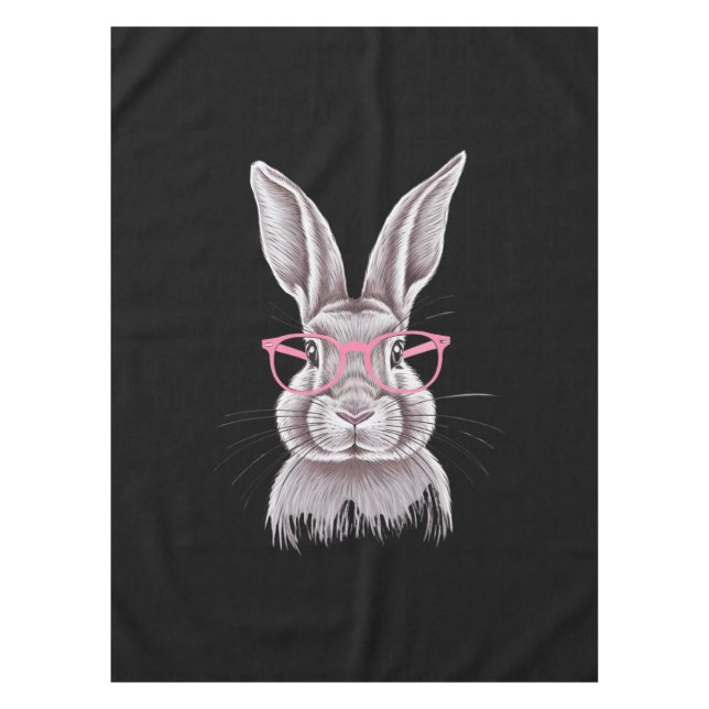 Funny Bunny Cute Family Gifts Easter  Tablecloth (Front)
