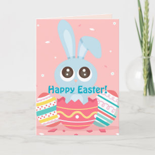 FUNNY BUNNY EASTER CARD