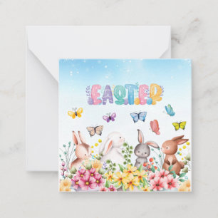 Funny Bunny Happy Easter Day Card