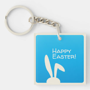 FUNNY BUNNY Hapy Easter Eggs Hunt Party Keychain