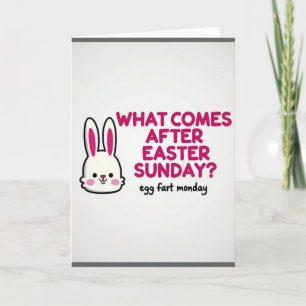 Funny Bunny Joke Card