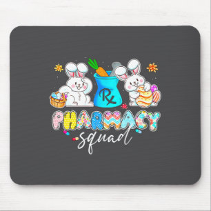 Funny Bunny Pharmacist Pharmacy Squad Happy Mouse Pad