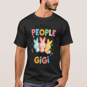 Funny Bunny Rabbit My Favourite People Call Me Gra T-Shirt