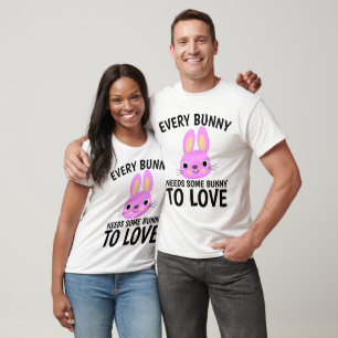 Funny Bunny T-shirts, LOVE T-Shirt