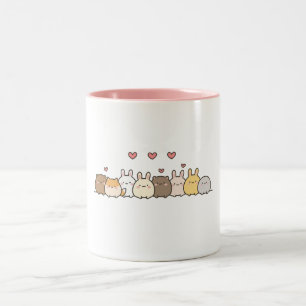 Funny Bunny Two-Tone Coffee Mug