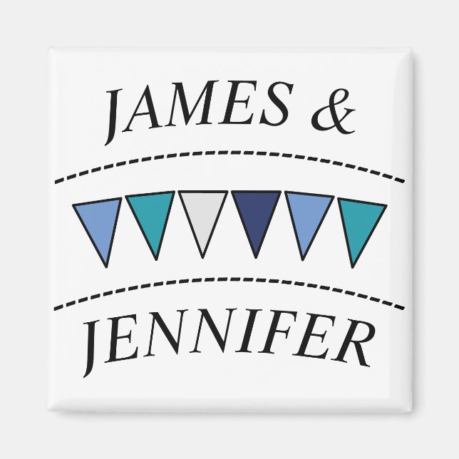 Funny Bunting Names Magnet (Front)