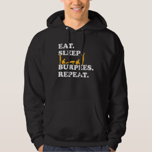 Funny Burpees Workout Fitness Motivation Exercise Hoodie
