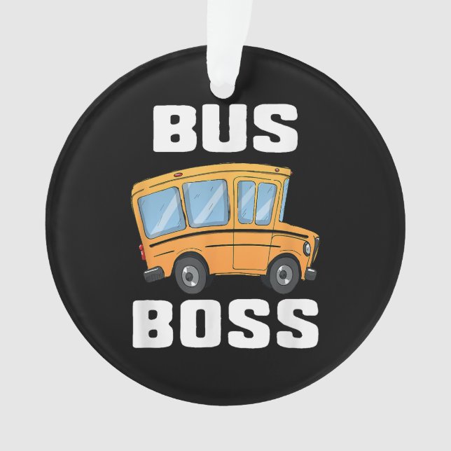 Funny Bus Boss School Bus Driver (devant)