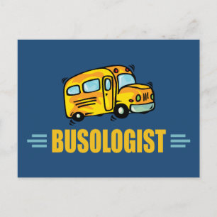 Funny Bus Postcard