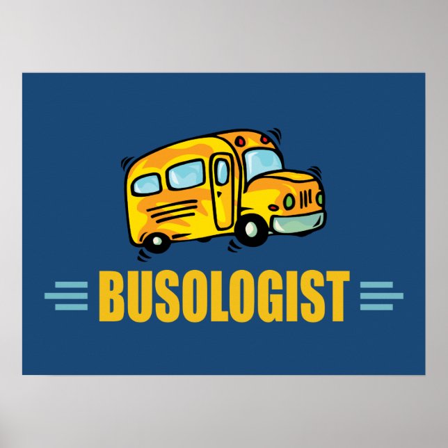 Funny Bus Poster (Front)