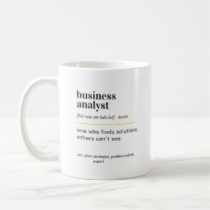 Funny Business Analyst Definition Gift Coffee Mug