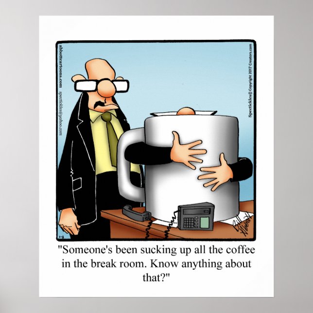 Funny Business Office Humor Poster (Front)