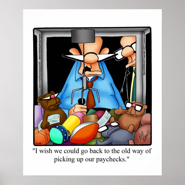 Funny Business Office Humour Poster (Front)