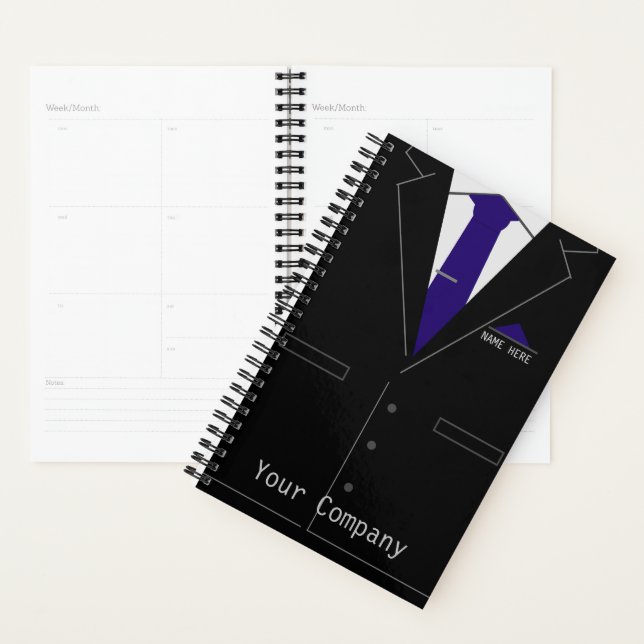 Funny Business Planner with Custom Name Company (Display)