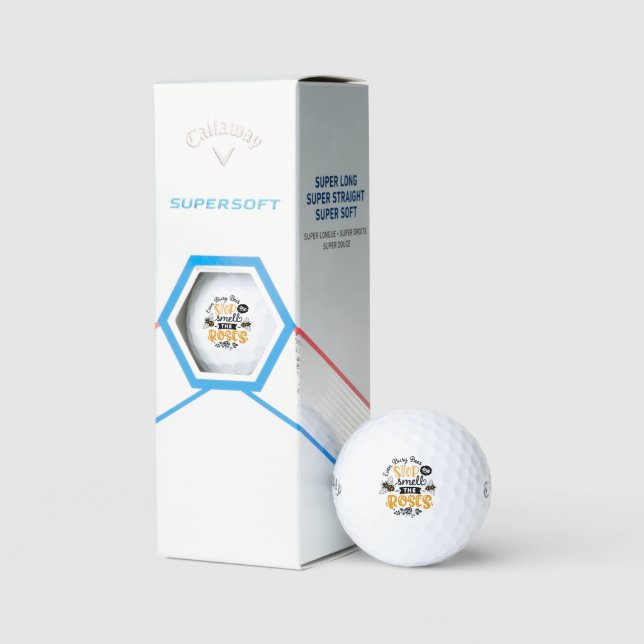 funny busy bees sports lovers golf balls (Packaging)