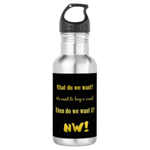 Funny Buy a Vowel — Now! 532 Ml Water Bottle