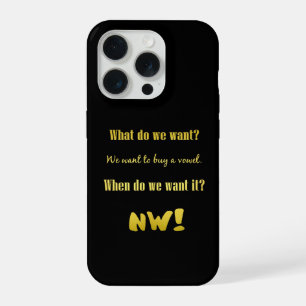 Funny Buy a Vowel — Now! iPhone 15 Pro Case