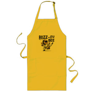 Funny Buzz-Fu Martial Arts Long Apron
