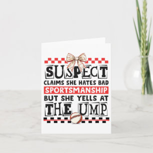 Funny Bysebyll Mom Suspect Yells At The Ump Sports Card