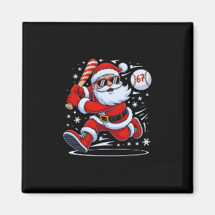Funny Bysebyll Santa 67 Christmas Xmas Pajamas Boy Magnet