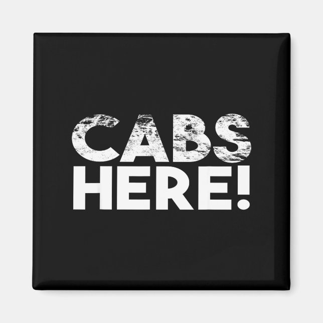 Funny Cabs Here - Funny Guido New Jersey Gtl Shore Magnet (Front)