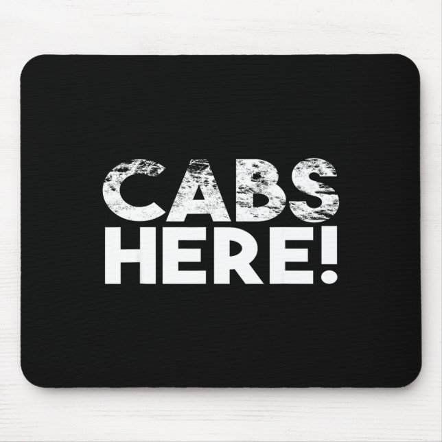 Funny Cabs Here - Funny Guido New Jersey Gtl Shore Mouse Pad (Front)
