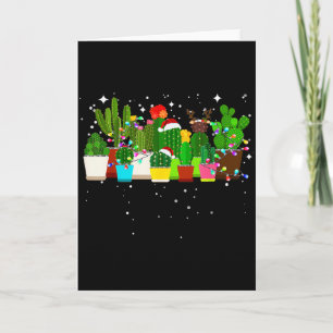 Funny Cactus Christmas Tree Card
