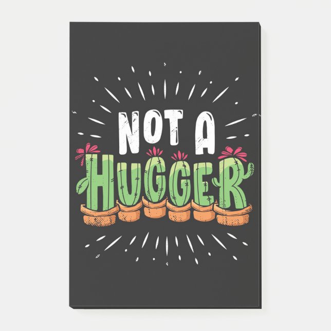 Funny Cactus Post-it Notes (Front)