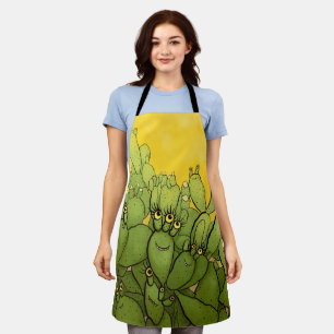 Funny Cactus Succulent Gardener Plant Mom Apron